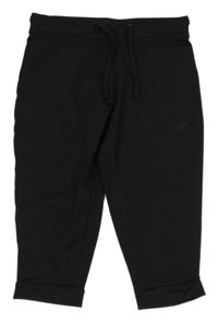 Čierne športové crop tepláky