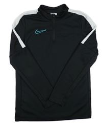 Černo-bílá sportovní mikina s logem Nike