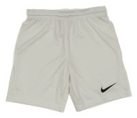 Nové - Bílé sportovní kraťasy s logem Nike