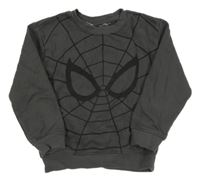 Antracitová mikina - Spiderman