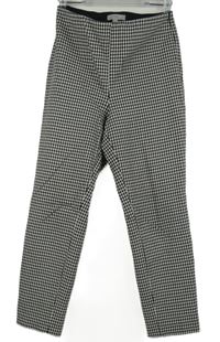 Dámske čierno-biele kockované tregíny H&M
