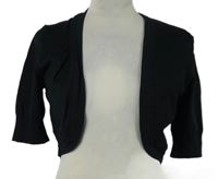 Nové - Dámske čierne svetrové bolerko M&cp