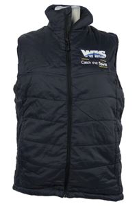 Pánská tmavomodrá šusťáková zateplená vesta s logem Regatta 