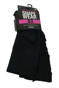 Nové - Dámske čierne stahovací pančuchy Peacocks