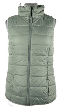 Dámská světlekhaki šusťáková zateplená vesta Colours of the World 