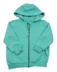 Modrá prepínaci mikina s kapucňou Tu