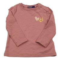 Ružová mikina s potlačou Lupilu