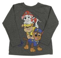 Sivé tričko s Paw Patrol Nickelodeon