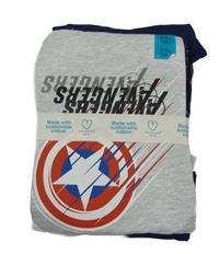 Nové - 2x Šedé + tmavomodré pyžamo Avengers Primark