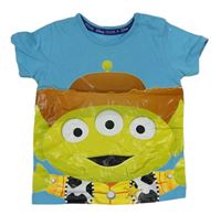 Svetlomodré tričko s mimozemšťanem Disney + George