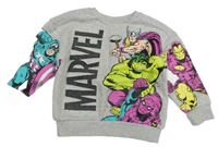 Šedá mikina - Avengers Marvel