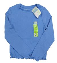 Nové - Modré žebrované triko Primark