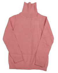 Ružový sveter s rolákom Primark