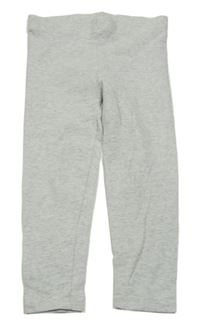 Svetlosivé melírované crop legíny George