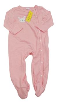 Nové - světlerůžový overal se zajícem George