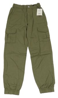 Nové - Khaki cuff rifle s kapsami New Look