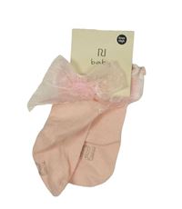 Nové - 2x ponožky s mašlí - růžové + bílé River Island