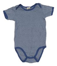Modro-biele melírované body Alana