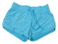 Modré šušťákové športové kraťasy H&M