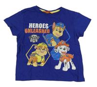 Tmavomodré tričko s Paw Patrol Nickelodeon