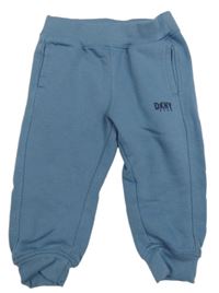 Modré tepláky s logom DKNY