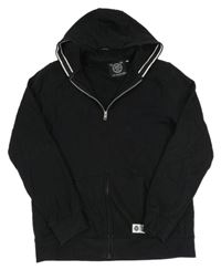 Černá propínací mikina s kapucí C&A vel. 182
