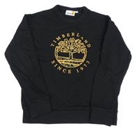 Černá mikina s logem Timbeland