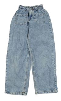 Modré wide leg rifle Zara 