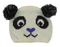 Smetanová čepice s pandou Place 
