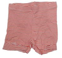 Ružovo-biele prúžkované kraťasy Lupilu