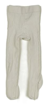 Bílé vzorované punčocháče Next