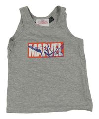 Sivé melírované tielko so Spider-manem MARVEL