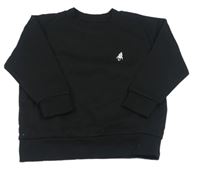 Čierna oversize mikina s raketou PRIMARK