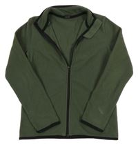Khaki fleecová prepínaci mikina Y.F.K.