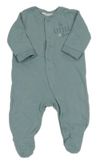 Olivovošedá tepláková kombinéza s nápismi lupilu