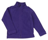Purpurová fleecová prepínaci mikina M&S