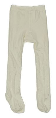 Smotanové pančuchy so srdiečkami