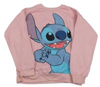 Růžová mikina se Stitchem PRIMARK