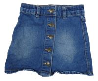 Modrá rifľová prepínaci sukňa M&Co