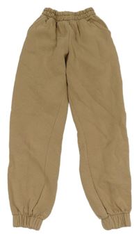 Hnědobéžové teplákové tepláky new balance