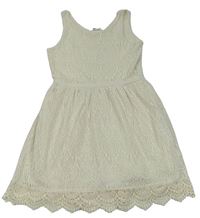 Smotanové čipkové šaty H&M