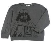 Tmavosivá mikina s Darth Vaderem H&M