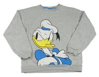 Sivá melírovaná mikina s kačerem Donaldem Primark