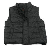 Čierna šušťáková zateplená vesta Kiki&Koko