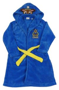 Modrý chlpatý župan s kapucí - Chase Primark