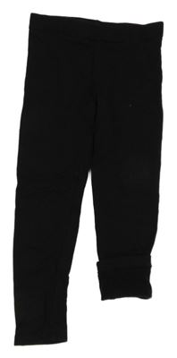 Čierne teplákové legíny H&M