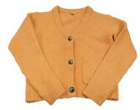 Oranžový prepínaci sveter Yigga