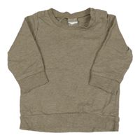 Hnedá melírovaná mikina H&M