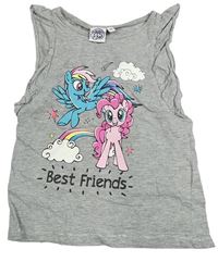 Šedý top s My Little Poney
