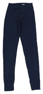 Tmavomodré pyžamové nohavice H&M